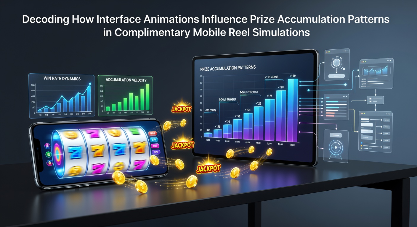 Darstellung von Interface-Animationen und Preisansammlungen in mobilen Walzensimulationen