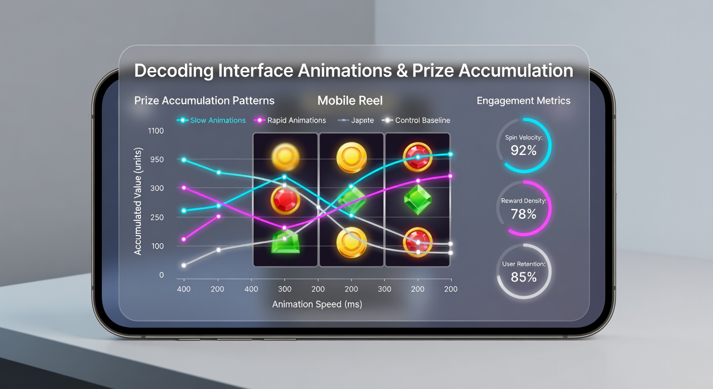 Analyse von Preisansammlungsmustern durch Animationen in mobilen Reel-Simulationen