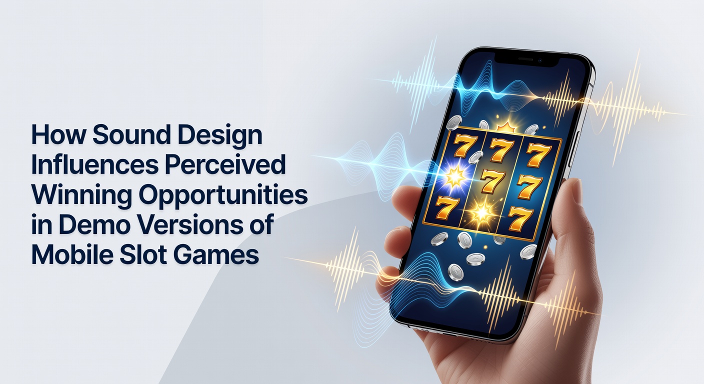 Mobile Slot-Demo mit integrierten Soundeffekten auf einem Smartphone-Display