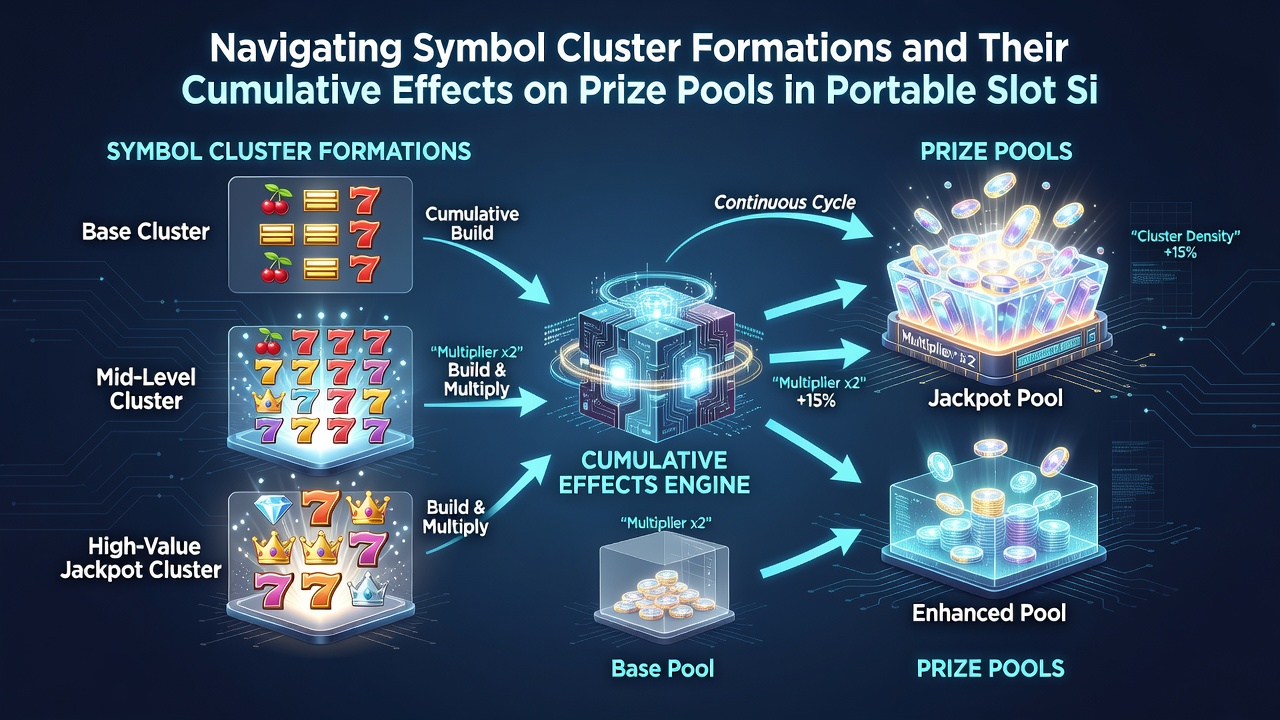 Kumulative Preispool-Wachstum durch Cluster-Formationen in mobilen Slots