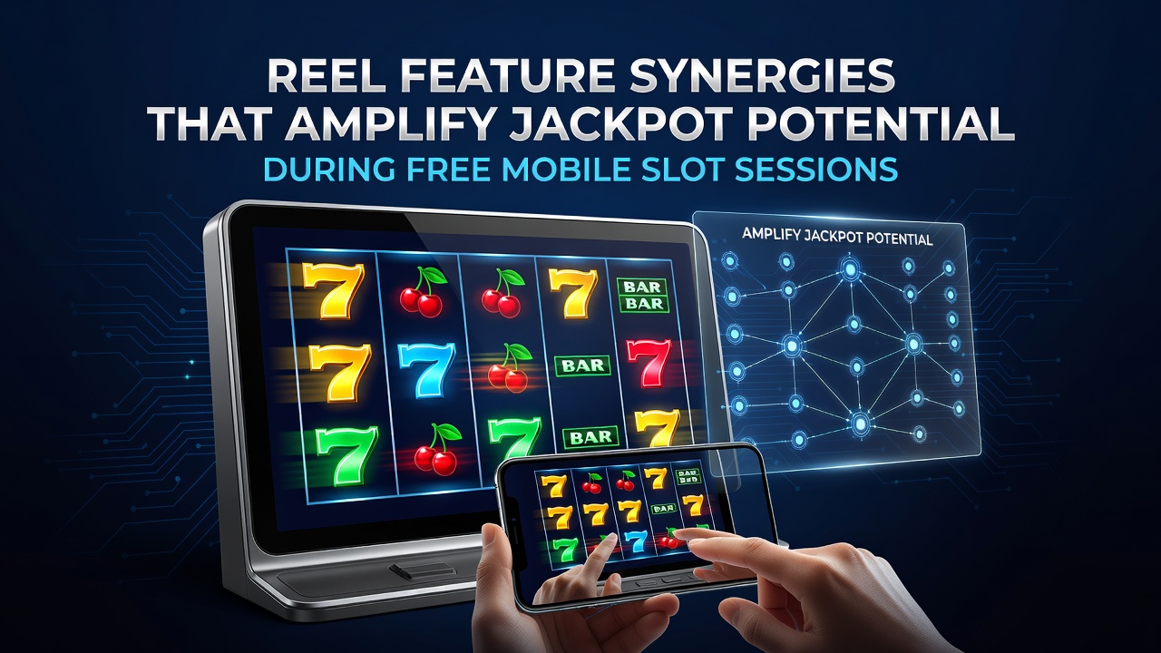 Illustration von Multiplikatoren und Kaskaden in mobilen Jackpot-Slots