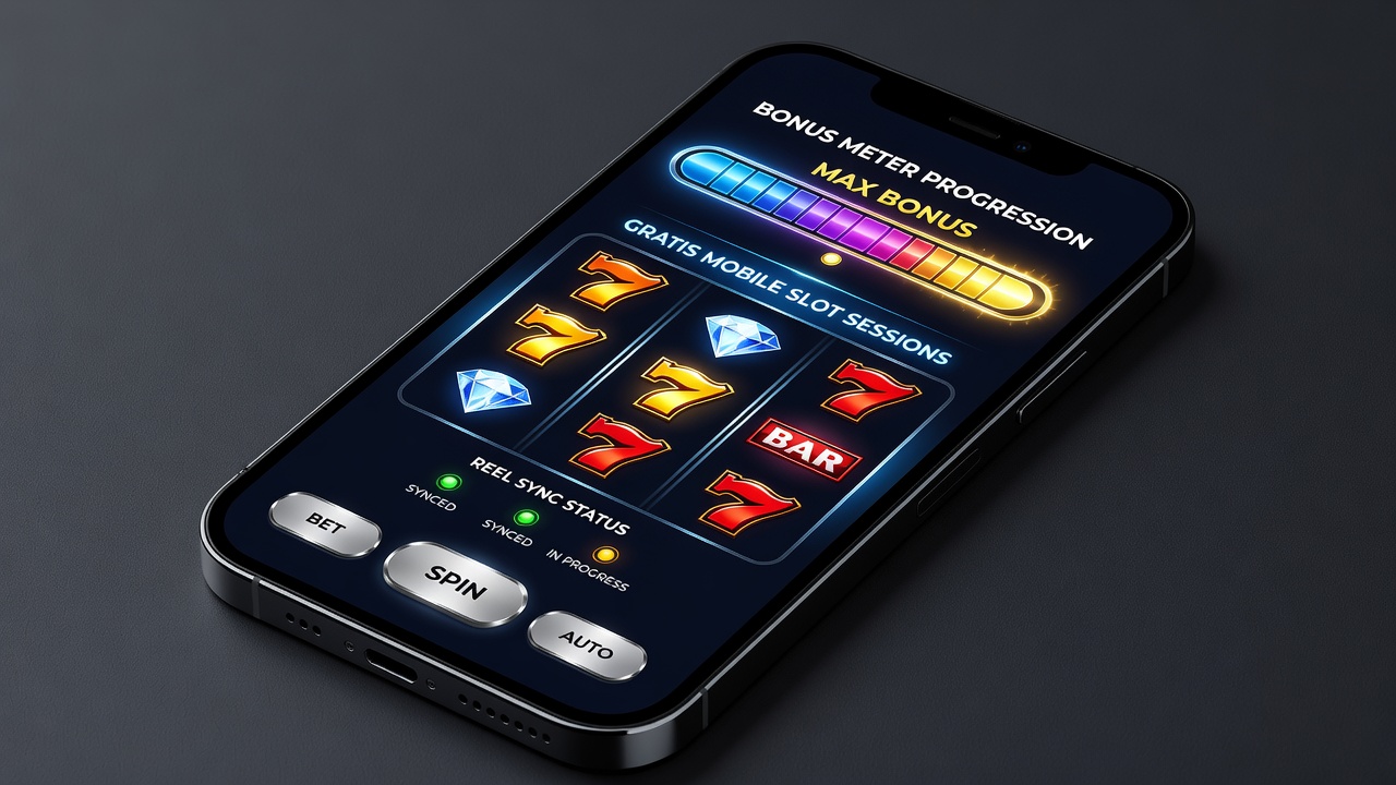 Visualisierung der Bonus-Meter-Progression während synchronisierter Walzenstopps in Gratis-Slots