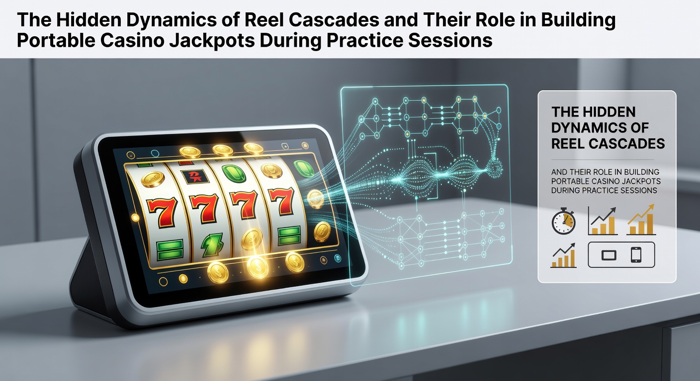 Reel-Cascades in einem mobilen Slot-Demo mit fallenden Symbolen und Jackpot-Anzeige