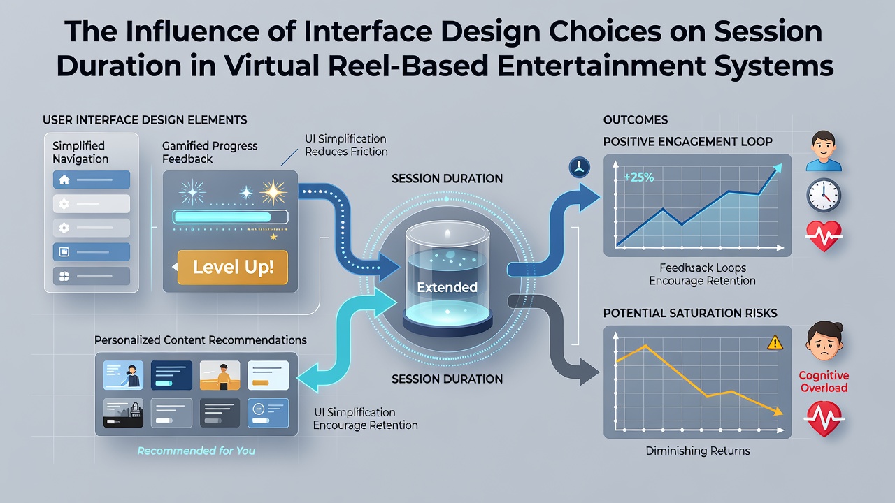 Darstellung von Interface-Animationen und deren Auswirkungen auf die Verweildauer in digitalen Walzensimulationen