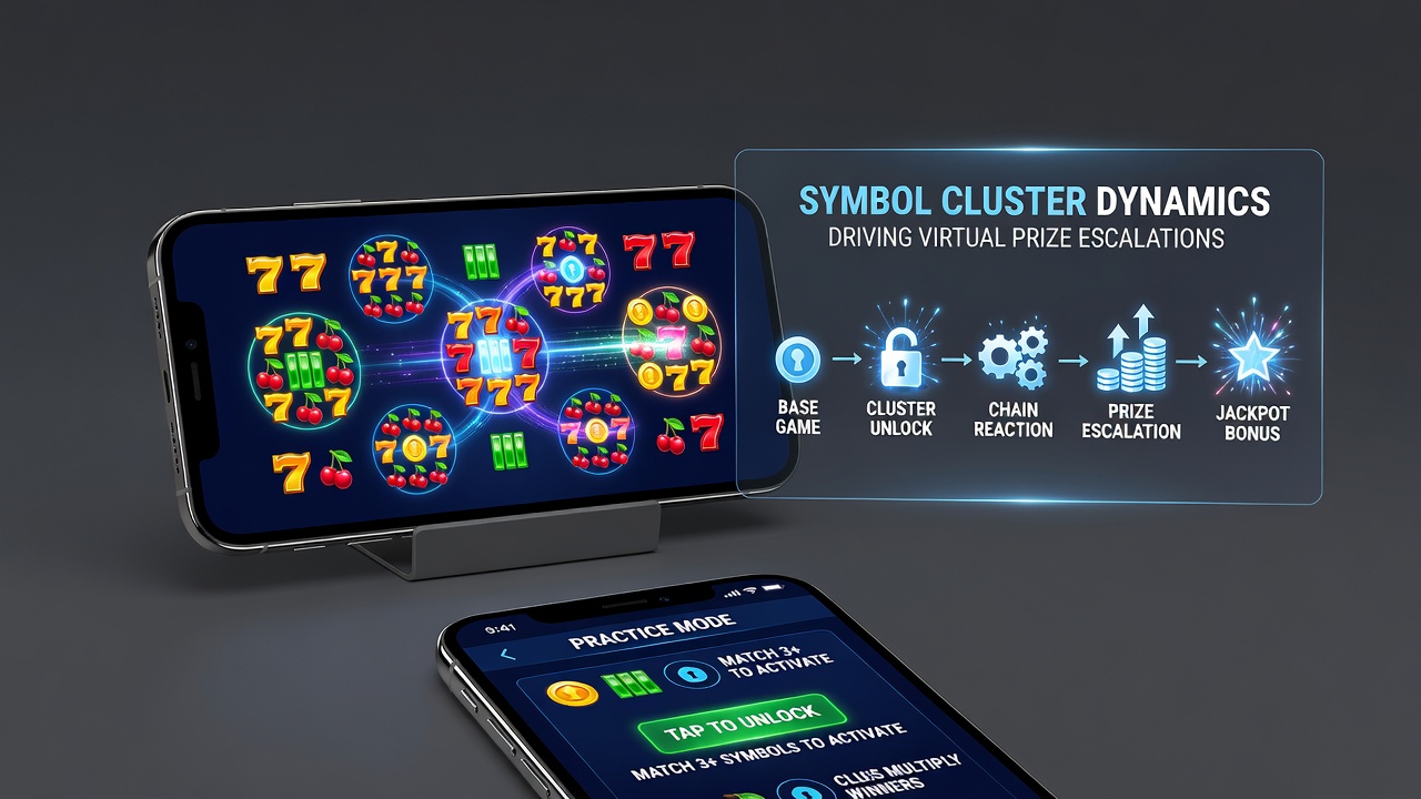 Analyse von Symbolclustern und Preissteigerungen in mobilen Slot-Übungssitzungen